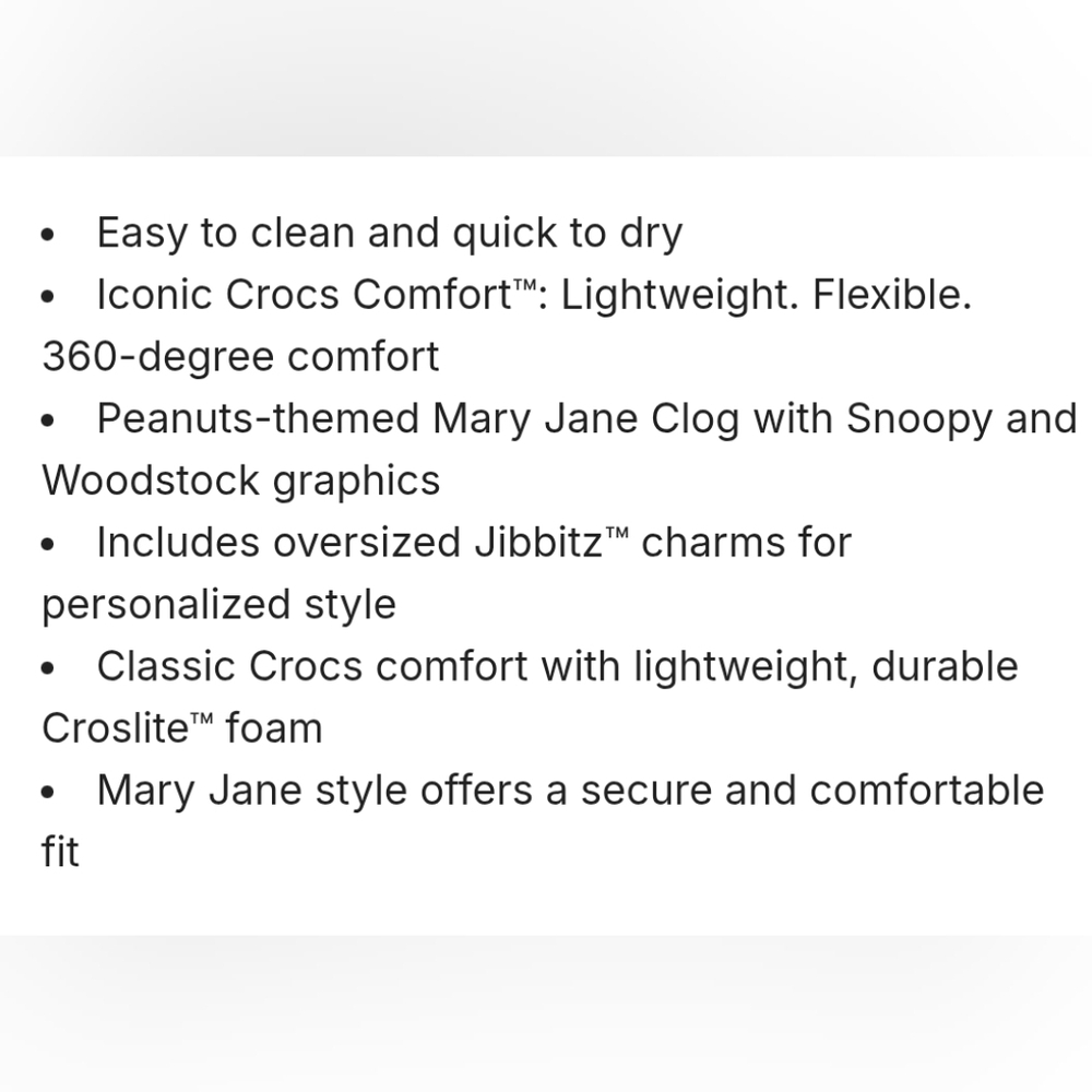Women's Crocs Peanuts Mary Janes - Picture 6 of 7